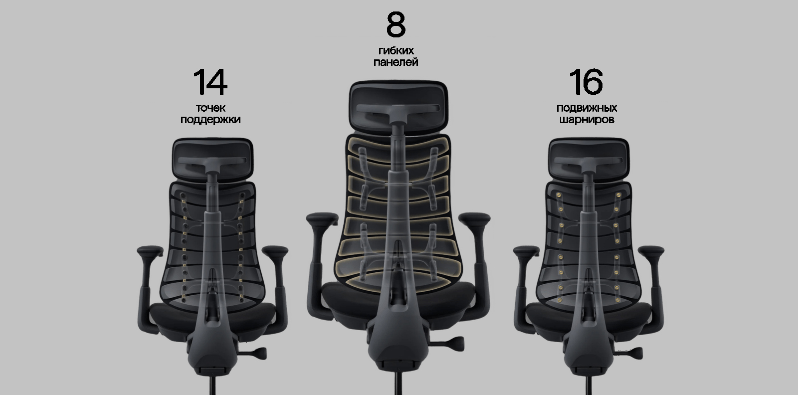 Анатомичная спинка Bionic FlexFit