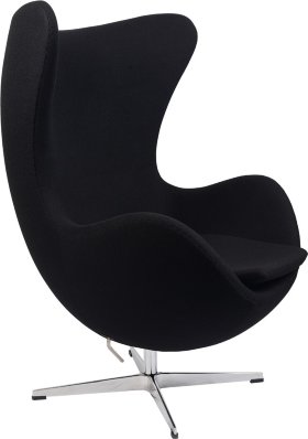 Дизайнерское кожаное кресло Arne Jacobsen Style Egg
