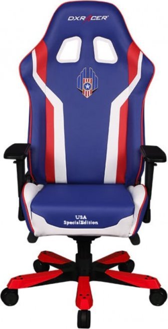 Геймерское кресло DXRacer USA Edition OH/KS186/IWR/USA3