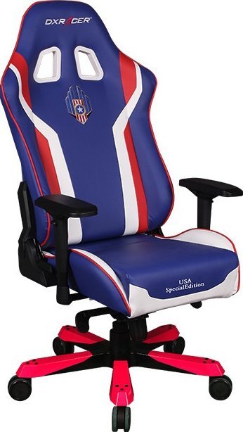 Геймерское кресло DXRacer USA Edition OH/KS186/IWR/USA3