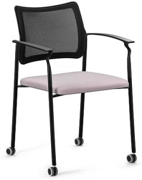 Кресло для посетителей Profoffice Pinko Mesh Black
